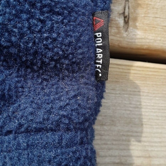 TOMMY HILFIGER 2006 Fleece Stand Collar Sweater Men Sz M - Picture 5 of 8